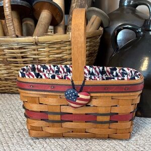 1994 Longaberger All- American Candle Basket Set